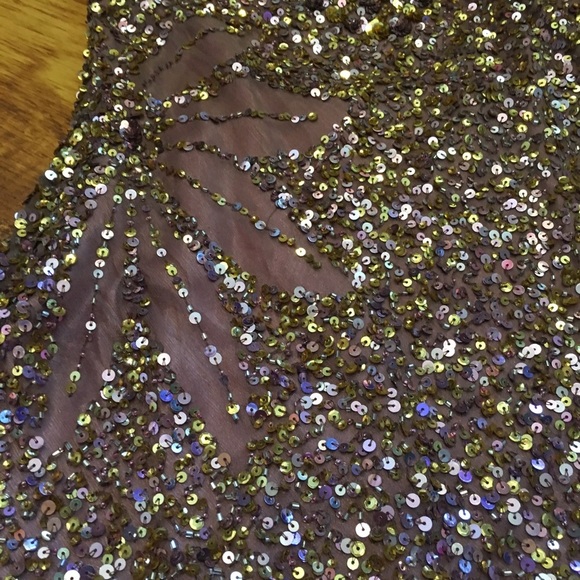 Stunning Rose gold Adrianna evening gown - Picture 4 of 7